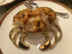 焗蟹盖-唐阁(香港朗廷酒店)