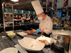 自助取餐区-北京希尔顿逸林酒店-逸轩西餐厅-自助餐厅