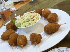 鲜杂果花枝酿蟹拑-聚龙酒家(富豪花园店)