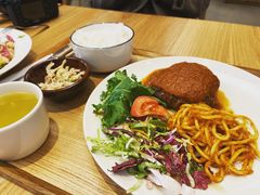 汉堡肉套餐-Café & Meal MUJI(北京坊店)