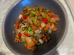 辣炒肥肠-阿红私房菜