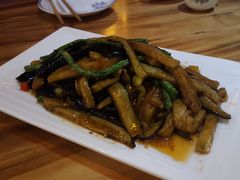 杭茄烧豆角-严记小天府酸菜鱼(西四路店)