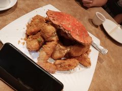 椒盐螃蟹-岭南小馆