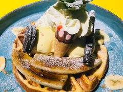 香蕉熔熔华夫饼-MIKAKU(万达广场上海宝山店)