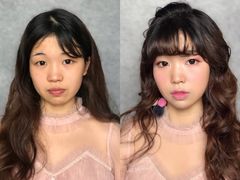老师示范-金夫人化妆摄影职业培训学校