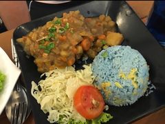 -蝶豆花蓝面条