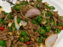 小炒黄牛肉-下梅人家土菜馆(历史文化餐厅度假区店)