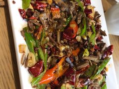 爆炒羊杂-名羊天下陕北横山铁锅炖羊肉(博文路店)