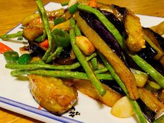 茄子豇豆-鸡毛店·川菜(双楠店)