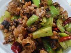 干煸鱿鱼-满口香饭店