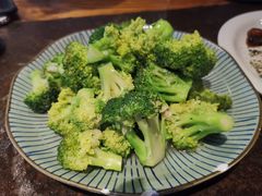 蒜蓉炒西兰花-上楼私房菜(院士路店)
