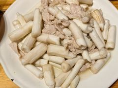 草芽炒肉片-香满楼.建水老宅院
