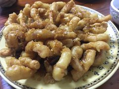 炸鱿鱼条-天伦海鲜·老味道·青岛菜(栈桥天主教堂店)