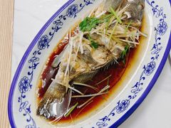 油泼黑头鱼-天伦海鲜·老味道·青岛菜(栈桥天主教堂店)
