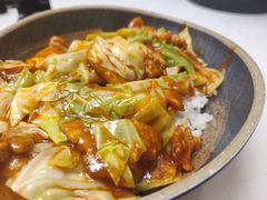 五花肉鱿鱼盖浇饭-HONGA HONGA雄家(曹路店)