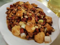 宫爆豆腐-柏合黄记豆腐皮饭店