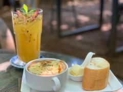 芝士洋葱汤-Fern Forest Cafe