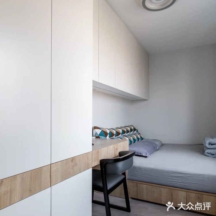 小户型卧室衣柜书桌一体设计尺寸图✅快收藏