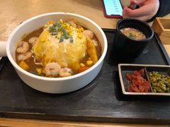 虾仁咖喱蛋包饭-呀咪咖喱屋(龙之梦购物中心莘庄店)