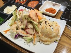 土豆泥-韩阳王石板烤肉