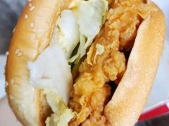 香辣鸡腿堡单人餐兑换券-肯德基(西桥店)