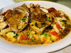 葱油红膏蟹-顺风海鲜港(长寿路店)