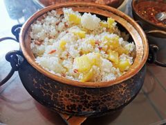 铜锅饭加蘸料-湖景渔湾