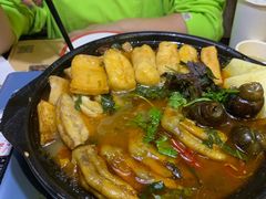 老表记鸳鸯螺丝鸭脚煲-老表记广西宵夜螺蛳鸭脚煲(西大店)