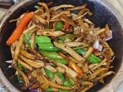 干锅茶树菇-惠丰堂饭庄·烤鸭·京味菜(西北旺·唐家岭店)