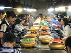 自助取餐区-汤响自助回转火锅百汇(乐峰广场店)