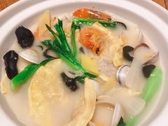 蛋饺时蔬海鲜煲-宁波柏悦酒店·钱湖渔港