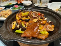 山菌葱爆雪花牛肉-尚一汤·粤菜海鲜(环球港店)