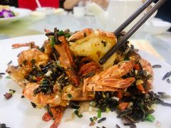 黑米炒虾-寻味顺德·南记酒家·传统顺德菜·鱼生(广源路店)
