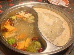无花果木瓜鸡汤配潮汕鲜虾生滚粥-南城十里潮汕鲜牛火锅·鲜虾生滚粥(融汇老商埠店)