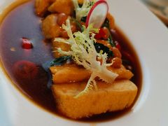 罗勒豆酱普宁豆腐-汝是素•文创素食馆(金月湾店)