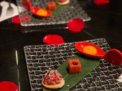 和牛肉塔塔-wann lounge 低温慢煮牛排·清吧