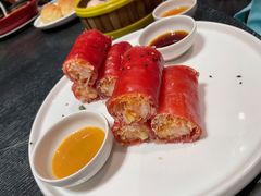 红米脆皮鲜虾肠-蝴蝶里·粤菜·点心(滨江龙湖店)
