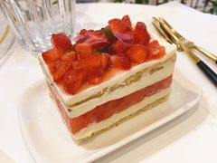 夏季限定草莓西瓜蛋糕-1/4 ONE QUARTER COFFEE LAB(朝阳大悦城店)