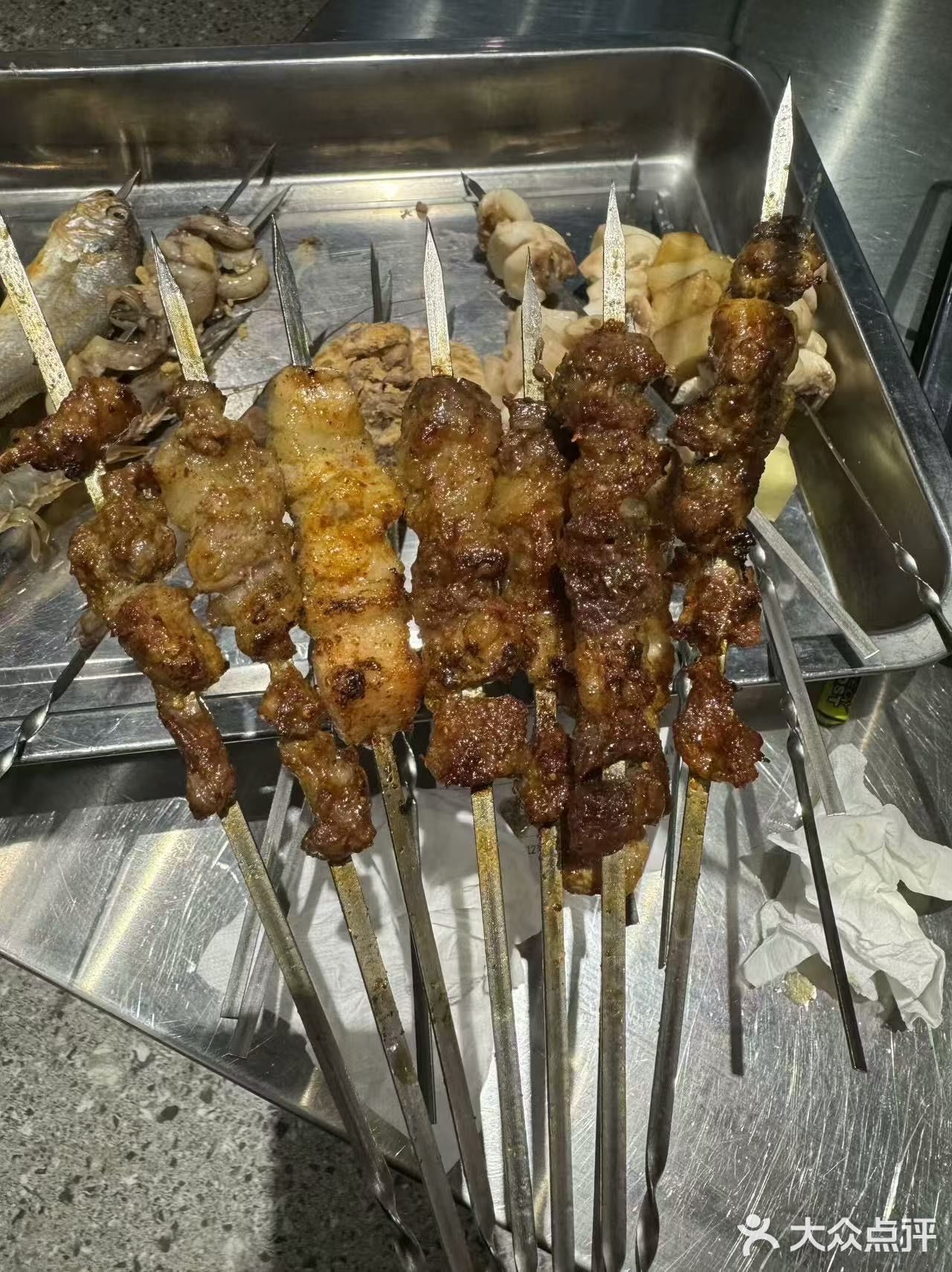烤肉串的诱惑味道