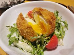 酥炸猪肉裹温泉蛋-胜博殿日式炸猪排(西红门店)