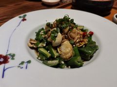 秋葵拌扇贝-双合园·海鲜水饺青岛菜(品牌首店)