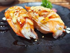 火炙帝王蟹脚手握寿司-小川洋风料理(街道口店)