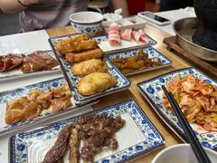 鸡蛋炸馒头片-大槐树烤肉馆