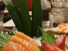 三文鱼+北极贝刺身-大渔铁板烧(花园道店)