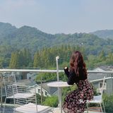 满觉陇奶油系咖啡馆｜山野间满是桂花香