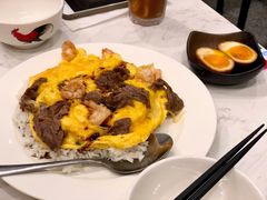 滑蛋牛肉虾仁-有章牛杂(石厦店)