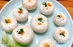 Cheese Caviar Button Mushroom