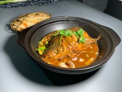 砂锅鱼头泡饼-听涛雅苑百味饺子老家菜馆