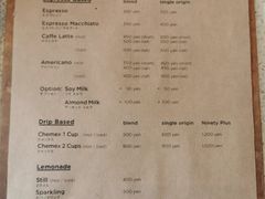 菜单-% Arabica(京都东山店)