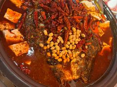 -探鱼·鲜青椒爽麻烤鱼(苏宁广场店)